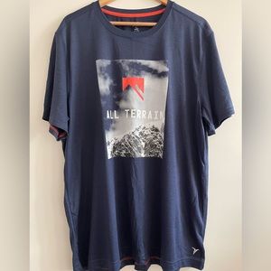Men T Shirt Blue